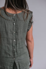 Musculosa Flown Verde Seco