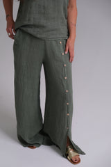 Pantalon Lily Verde Seco