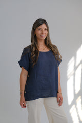 Blusa Guille Azul Marino