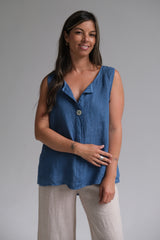 Musculosa Holly Azul Jean