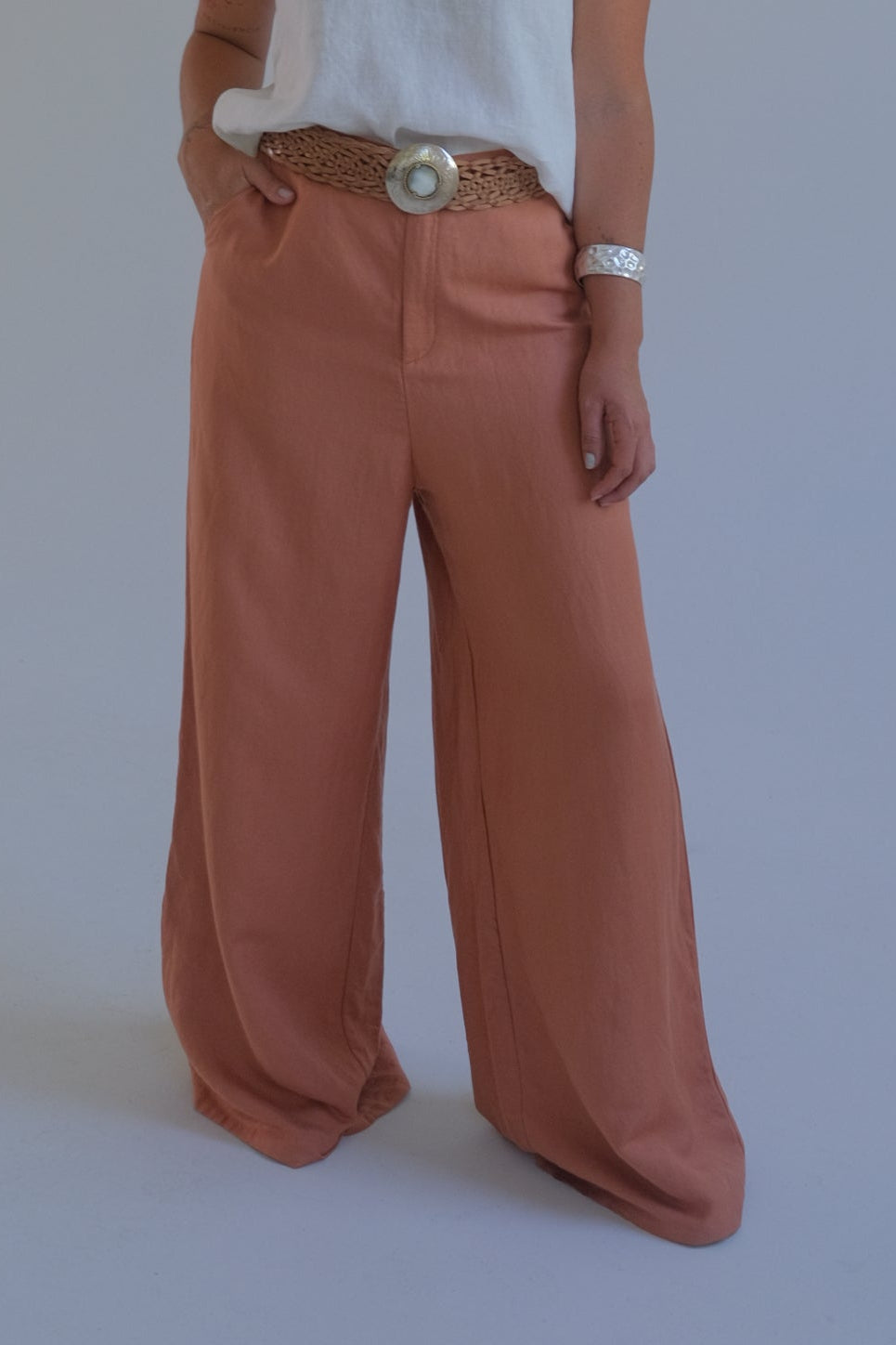 Pantalon Felicia Terracota