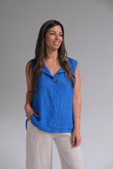Musculosa Holly Azul Francia