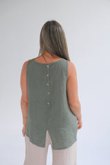 Musculosa Minerva Verde Seco