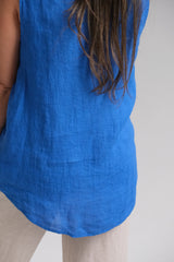 Musculosa Holly Azul Francia