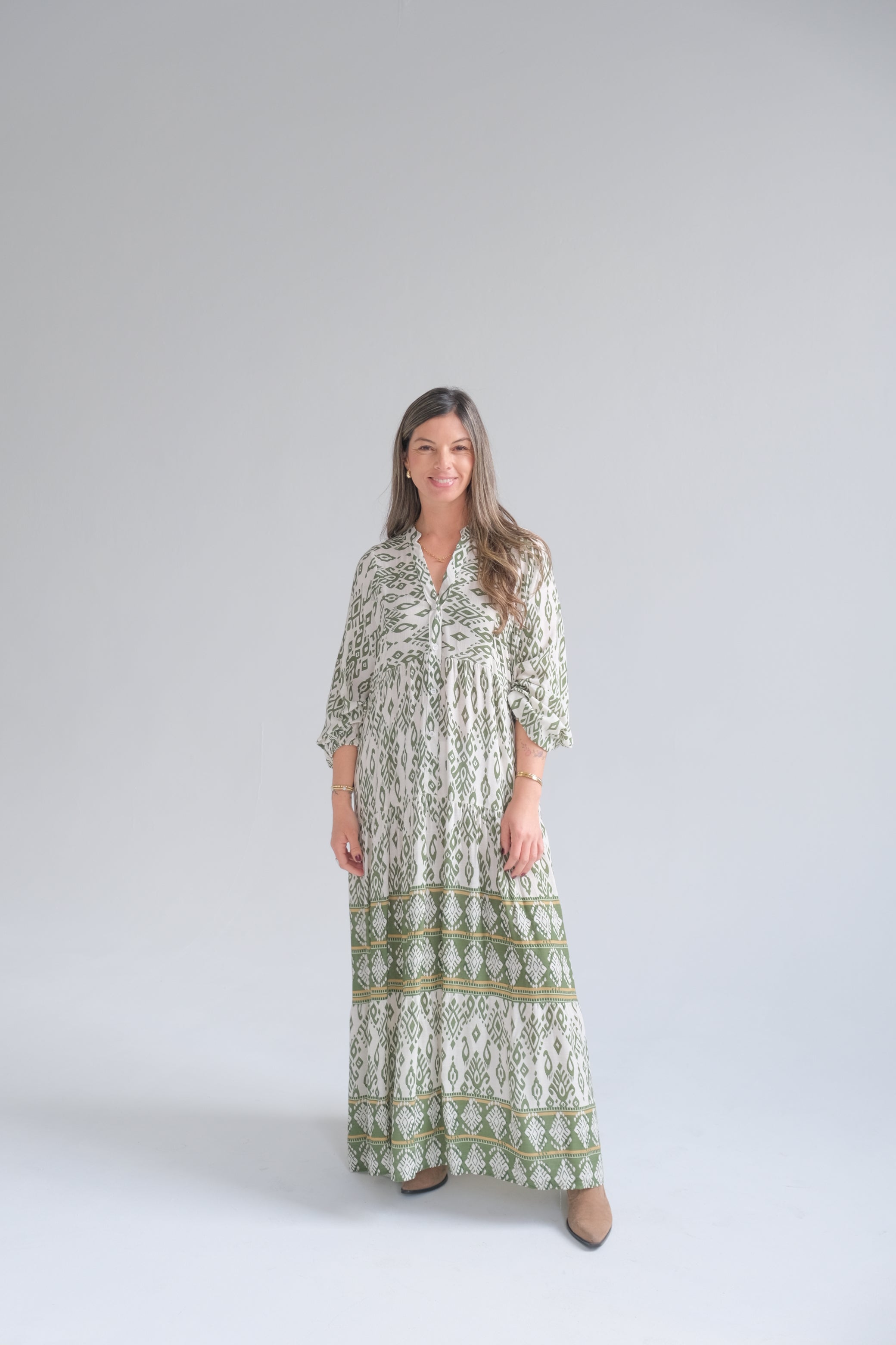 Vestido Fiumicino Verde CÁPSULA