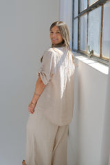 Camisa Tulipan Crudo