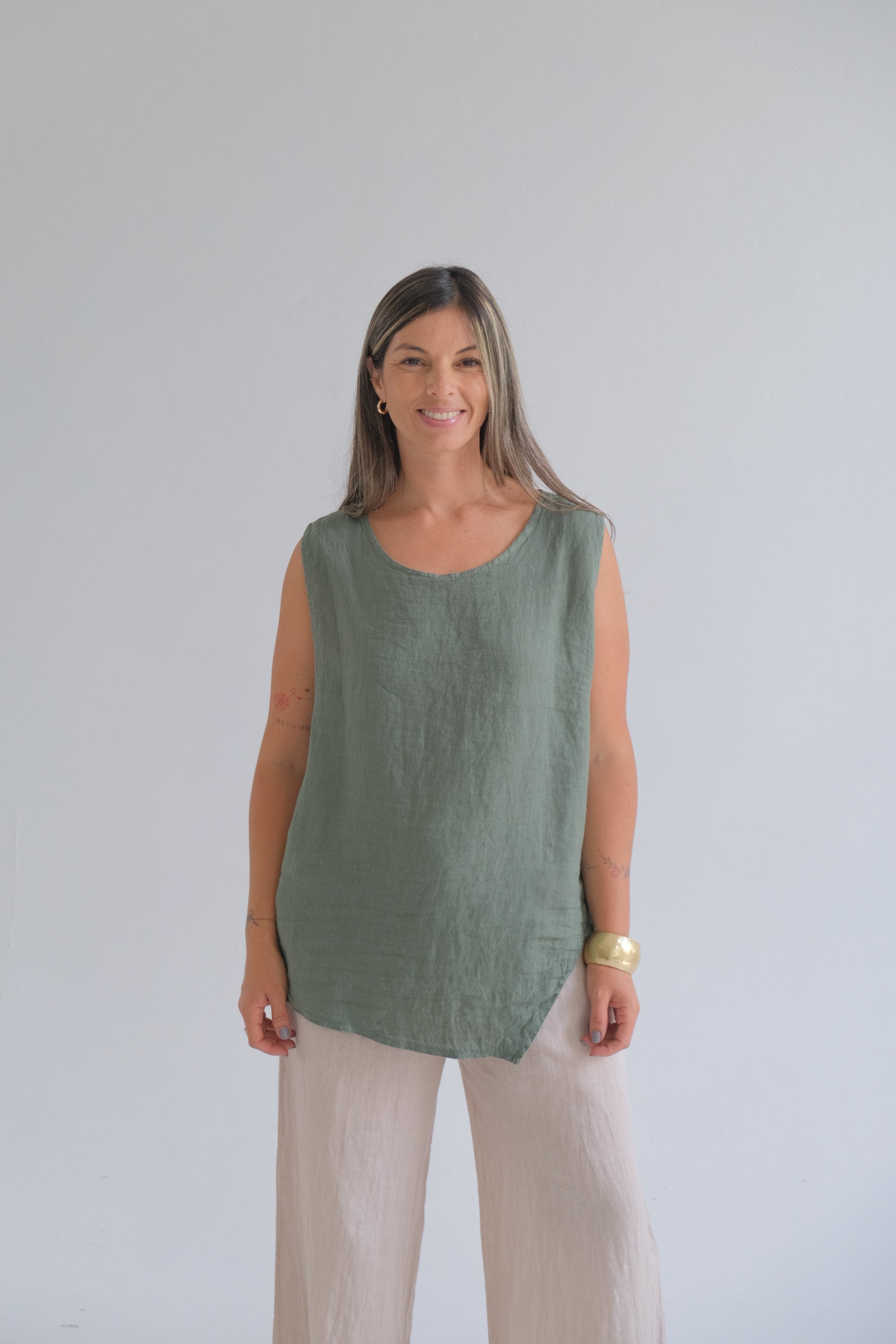 Musculosa Dolceacqua Verde Seco
