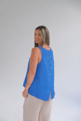 Musculosa Minerva Azul Francia