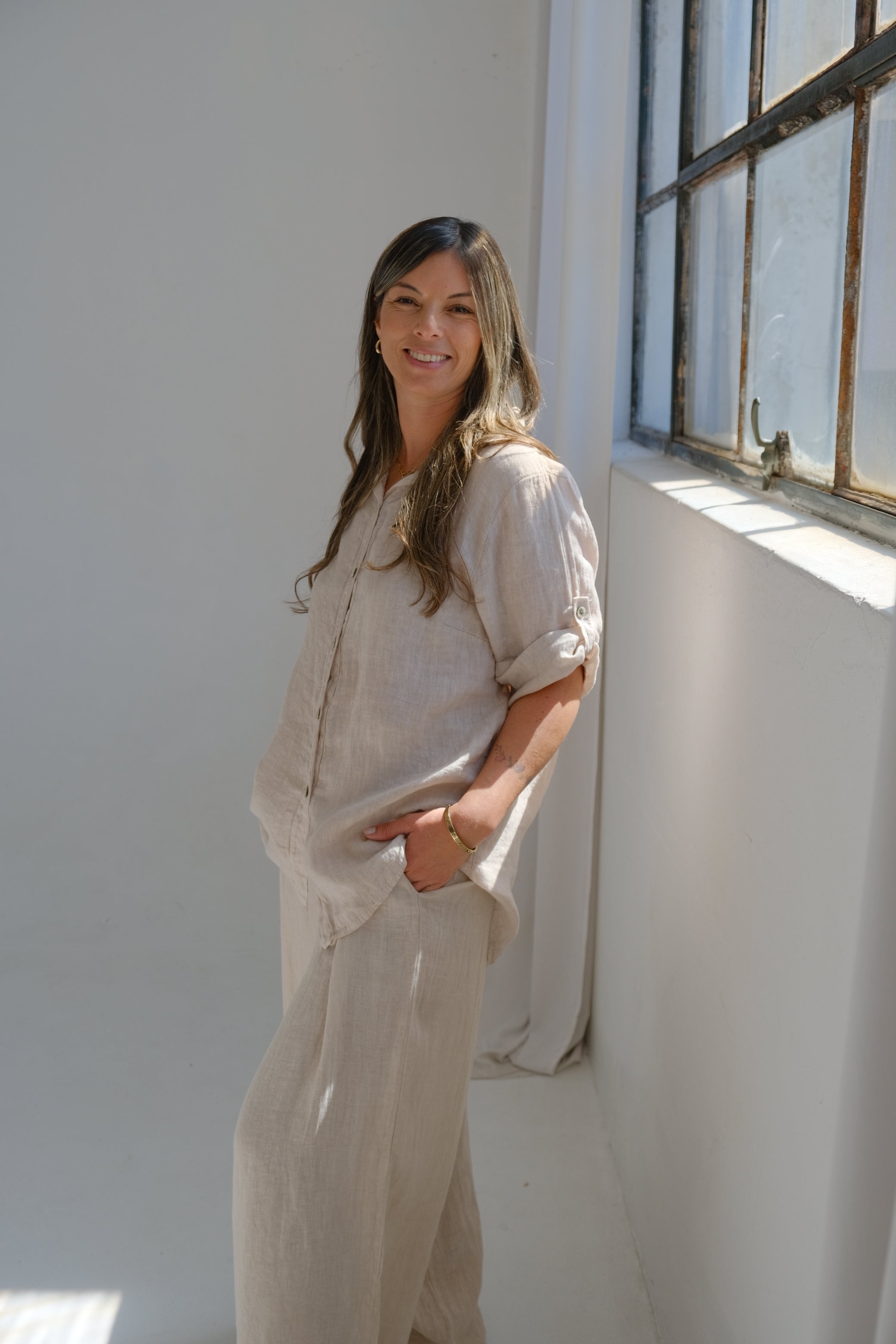 Pantalón Atenea Crudo