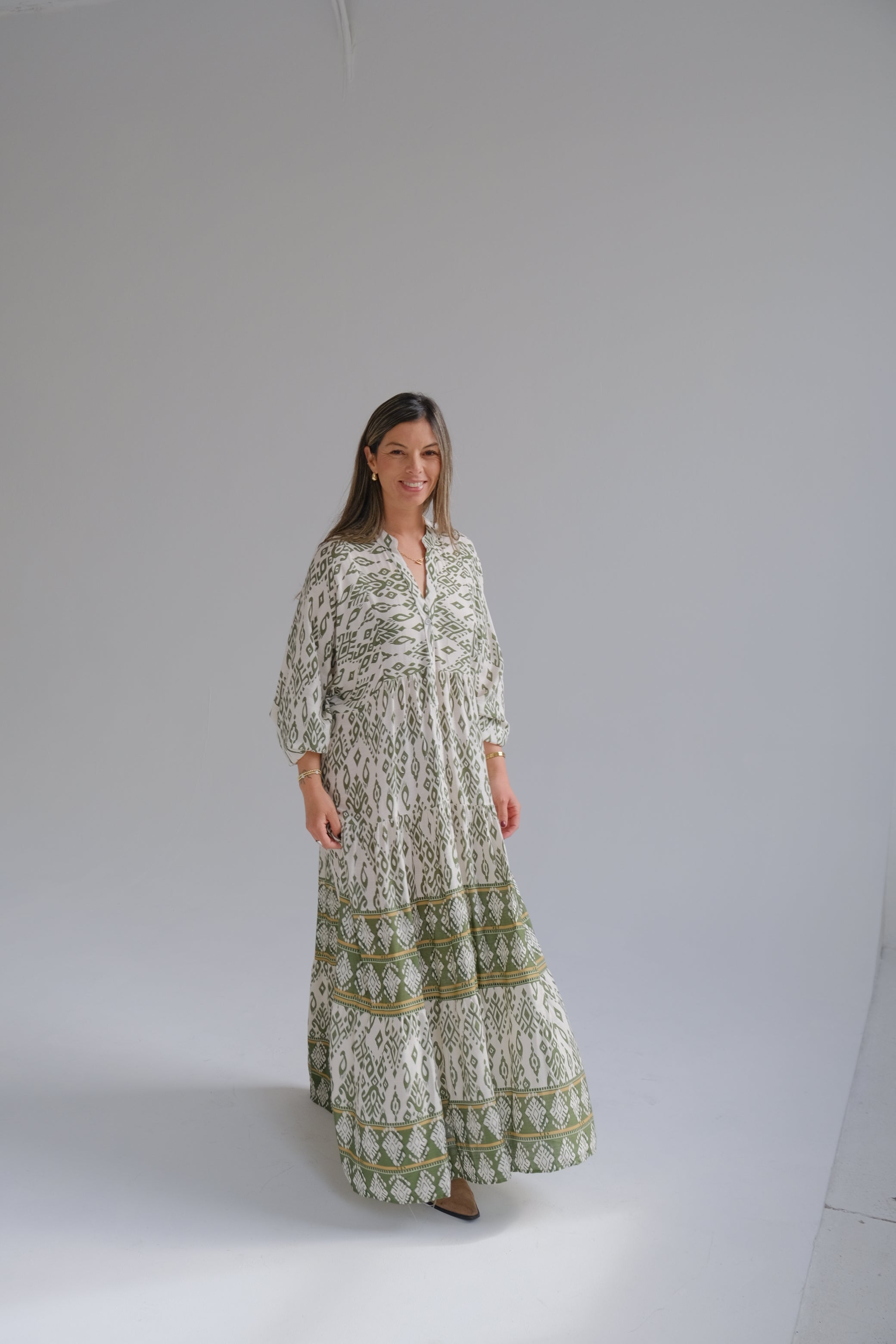 Vestido Fiumicino Verde CÁPSULA