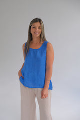 Musculosa Minerva Azul Francia