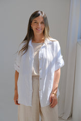 Camisa Aleli básica blanco