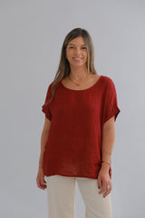Blusa Guille Bordeaux