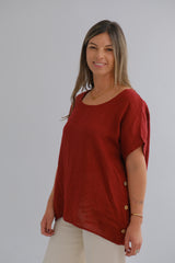 Blusa Guille Bordeaux