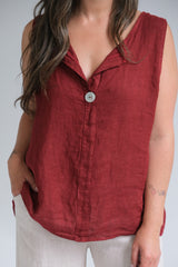 Musculosa Holly Bordeaux
