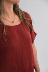 Blusa Guille Bordeaux