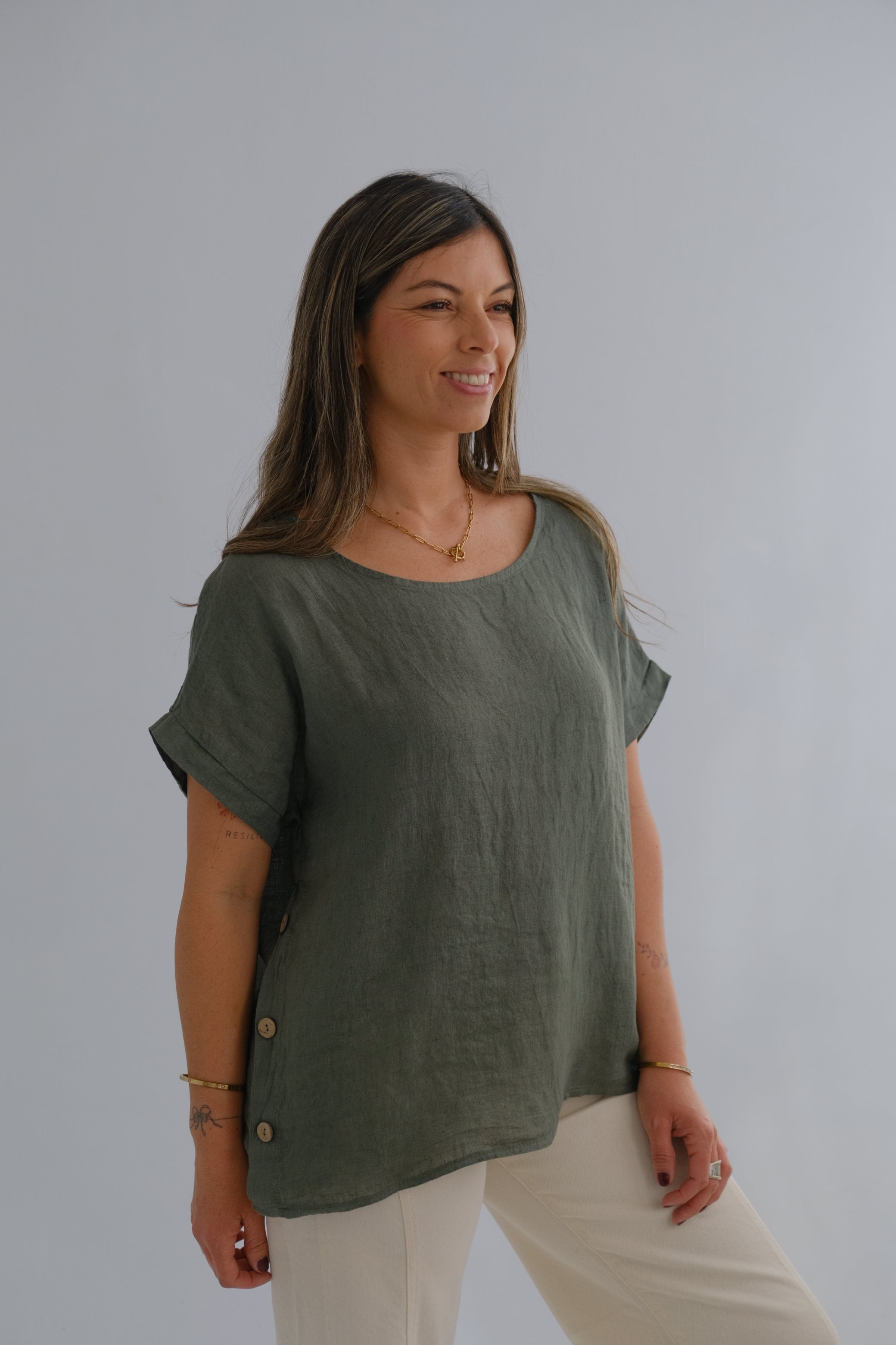 Blusa Guille Verde Oliva