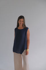 Musculosa Dolceacqua Azul Marino