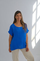 Blusa Guille Azul Francia