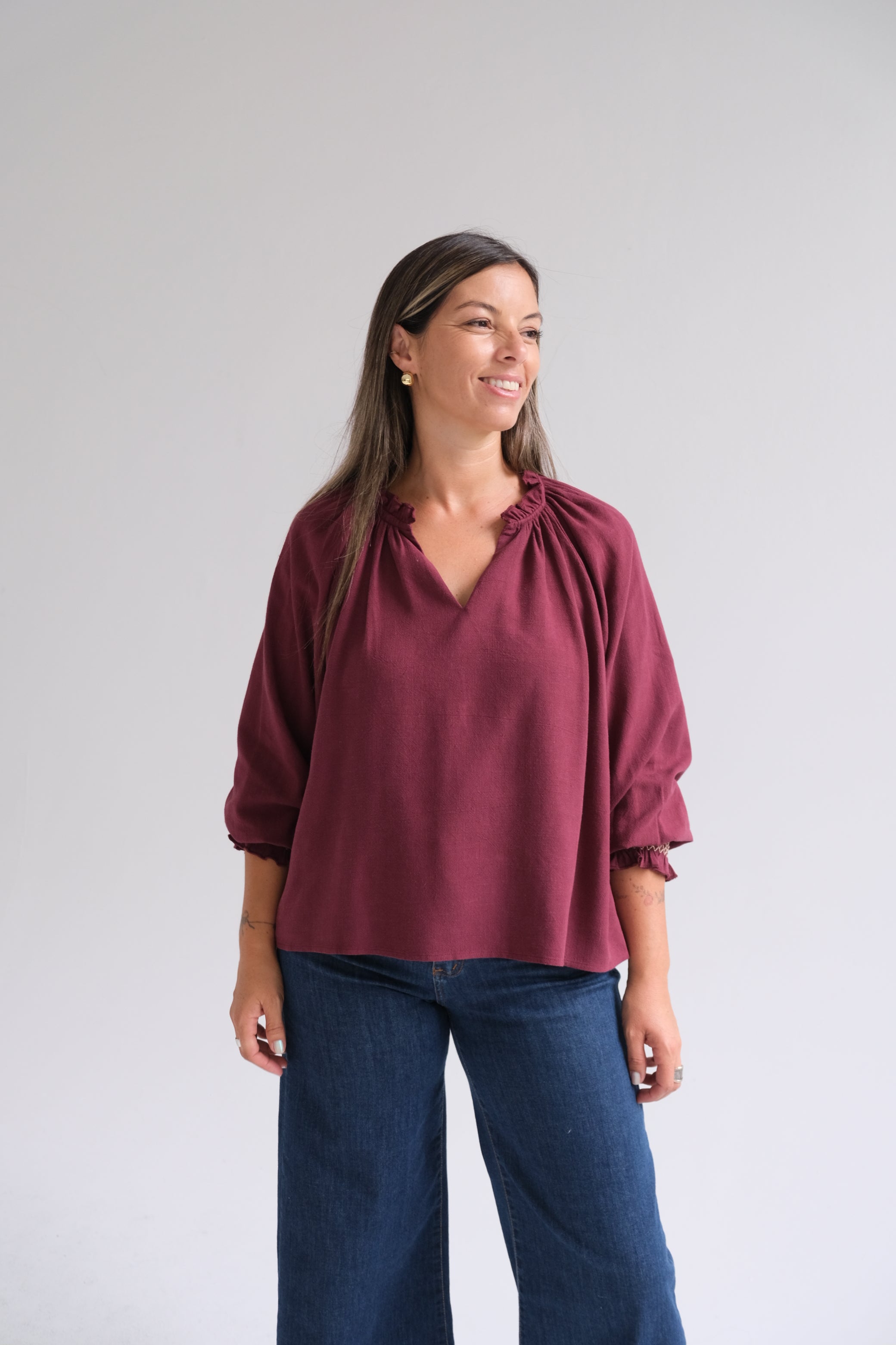 Blusa Matt Bordó
