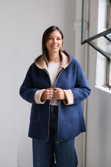 Tapado Lua Azul marino C/Beige