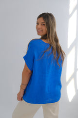 Blusa Guille Azul Francia