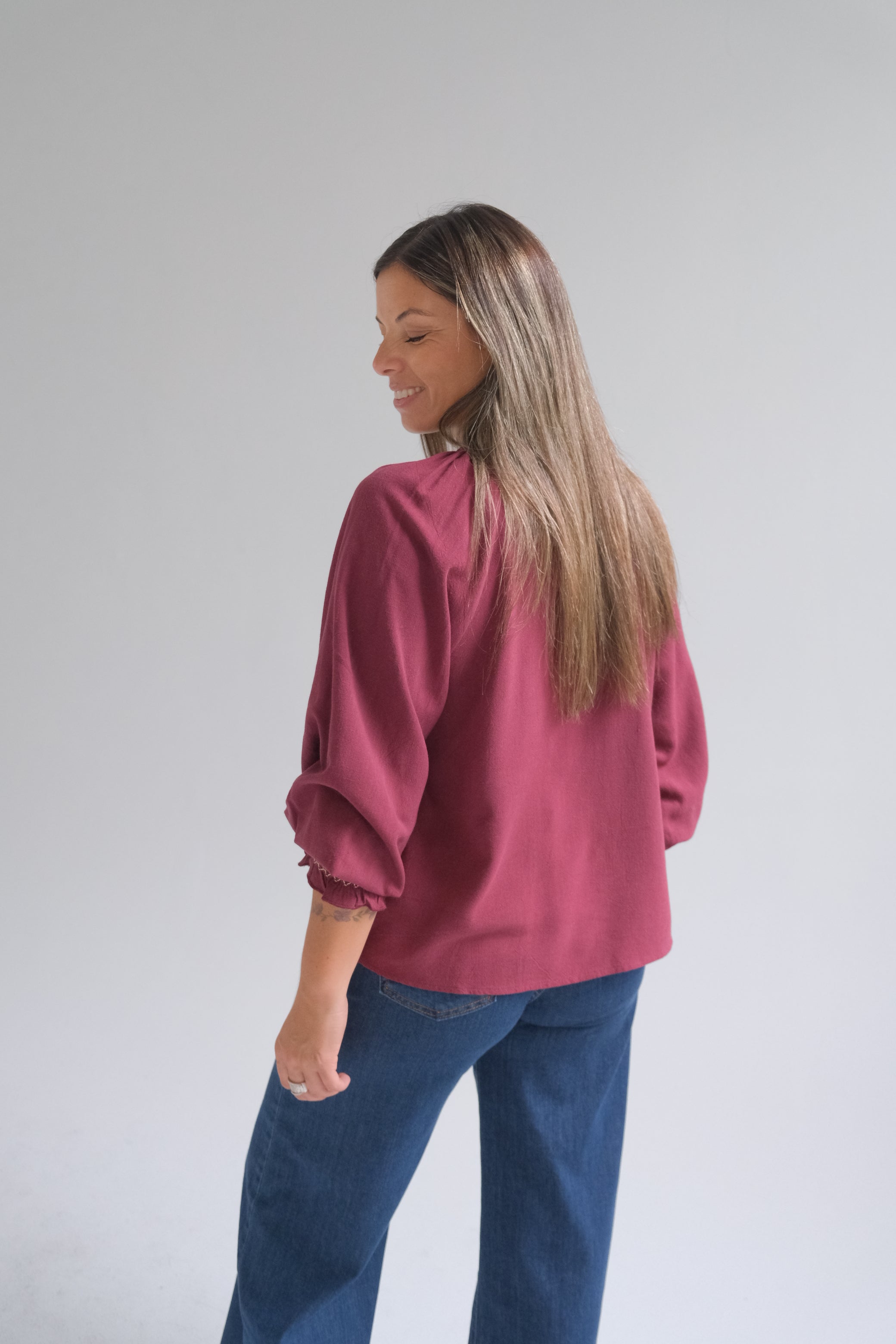 Blusa Matt Bordó