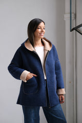 Tapado Lua Azul marino C/Beige