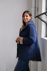 Tapado Lua Azul marino C/Beige