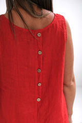 Musculosa Minerva Rojo
