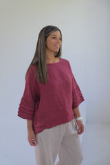 Blusa Amanda Bordeaux