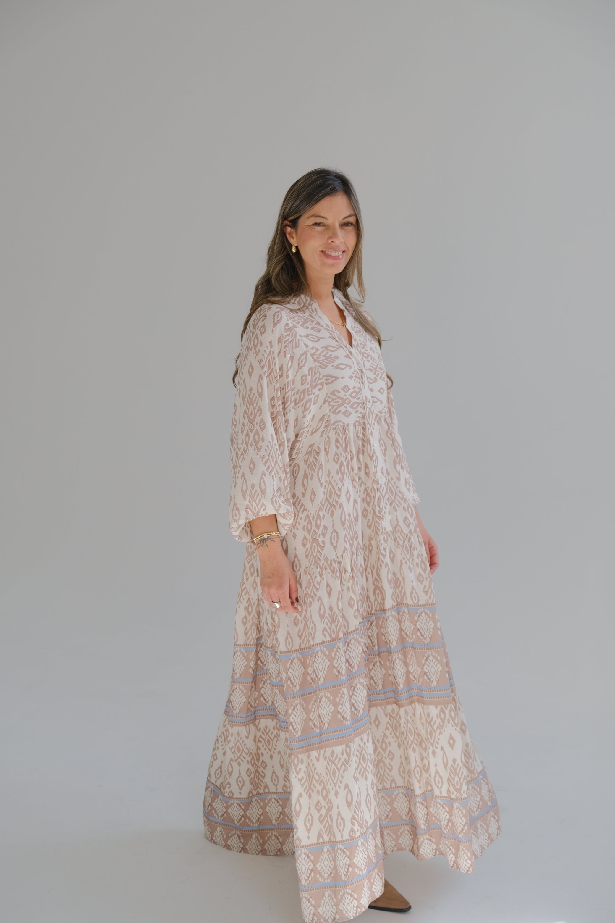 Vestido Fiumicino Beige CÁPSULA