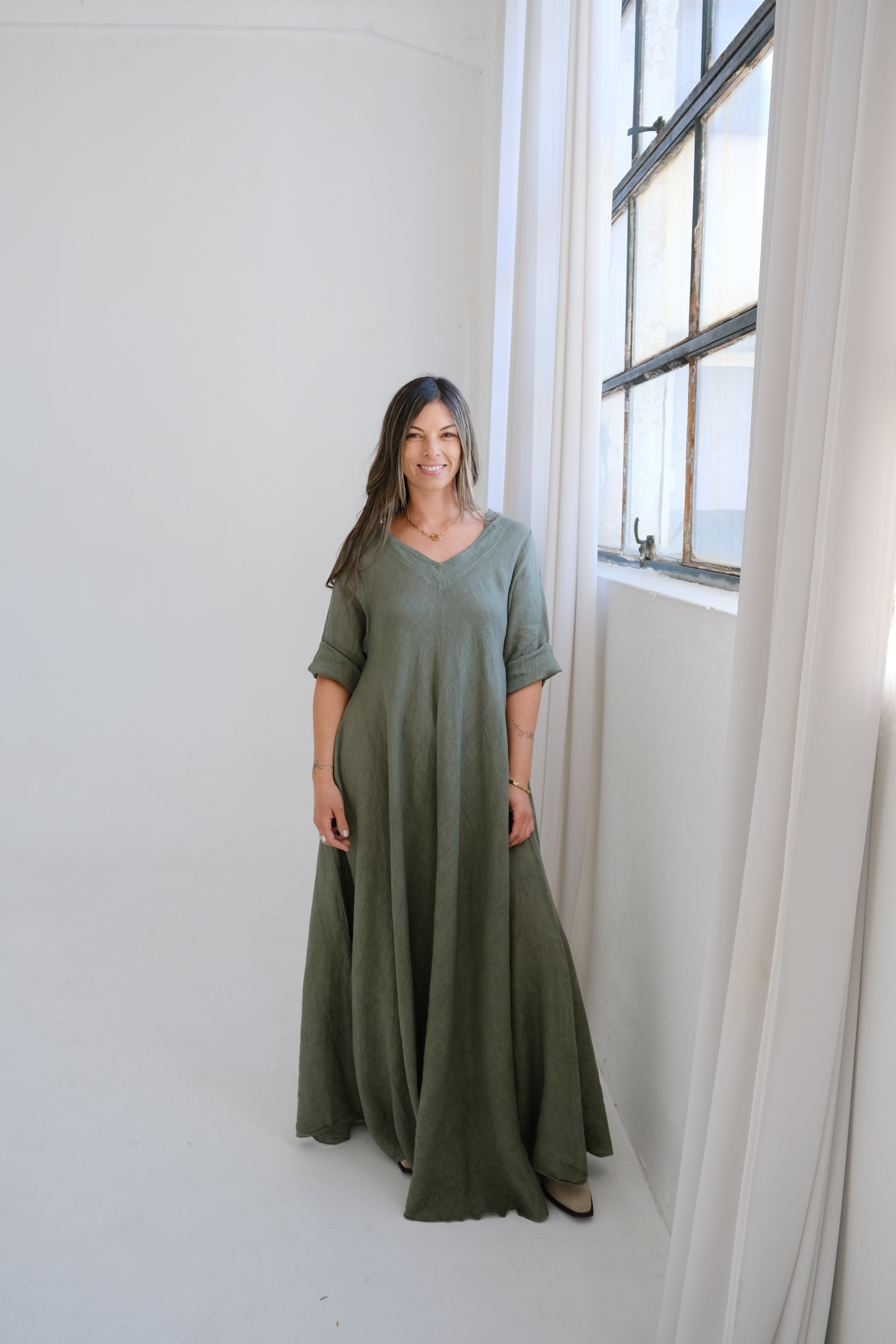 Vestido Magic Verde Seco