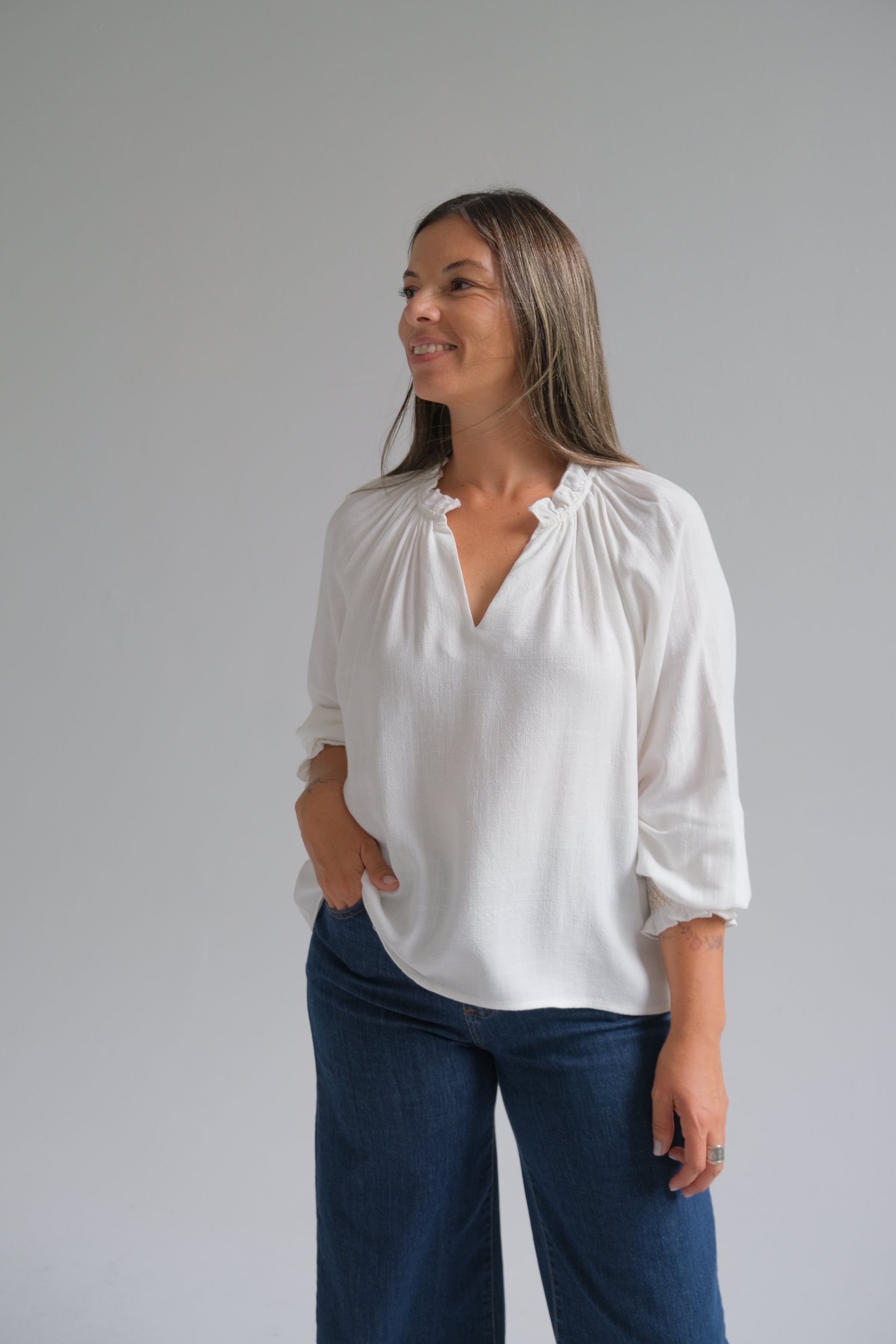 Blusa Matt Blanca