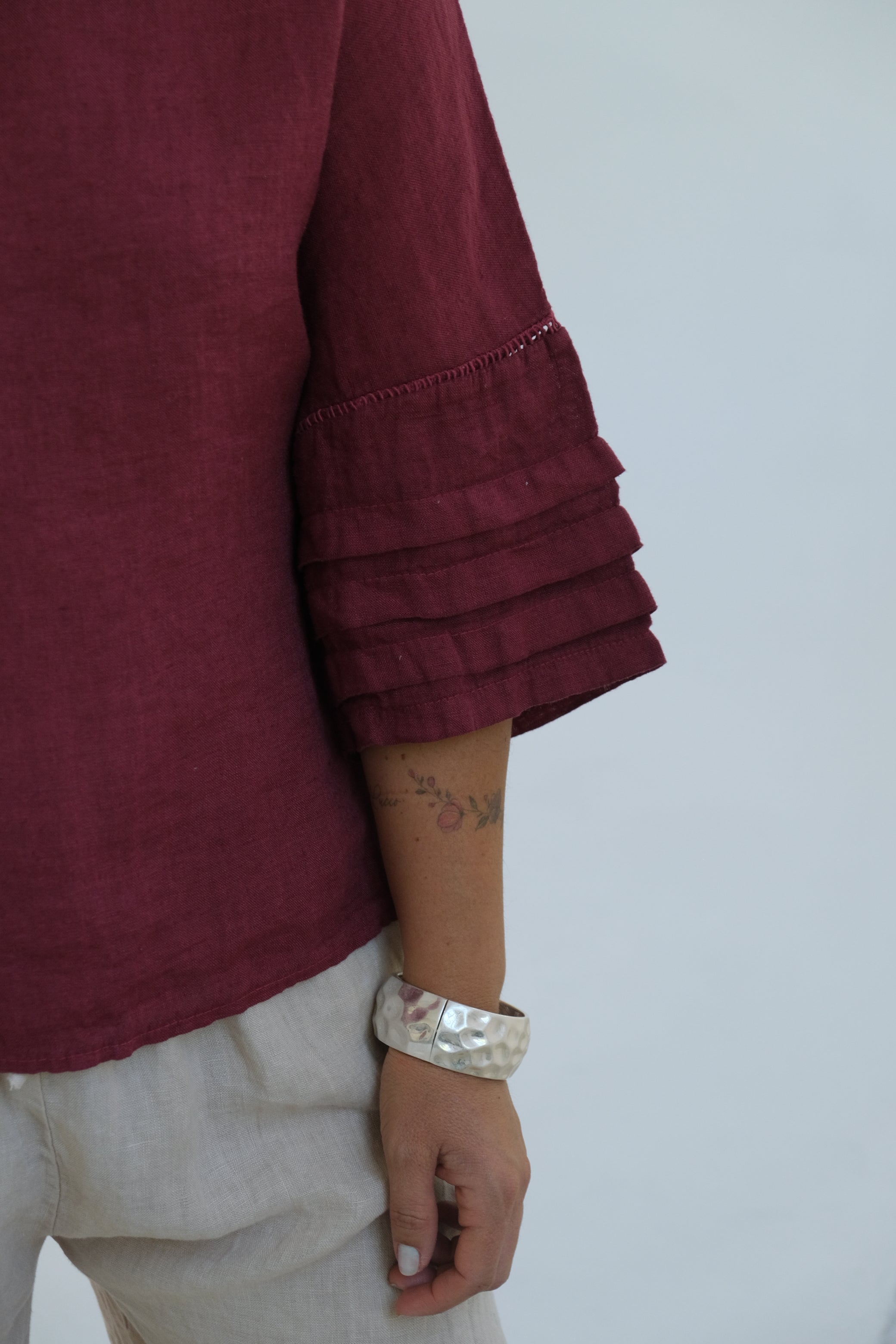 Blusa Amanda Bordeaux