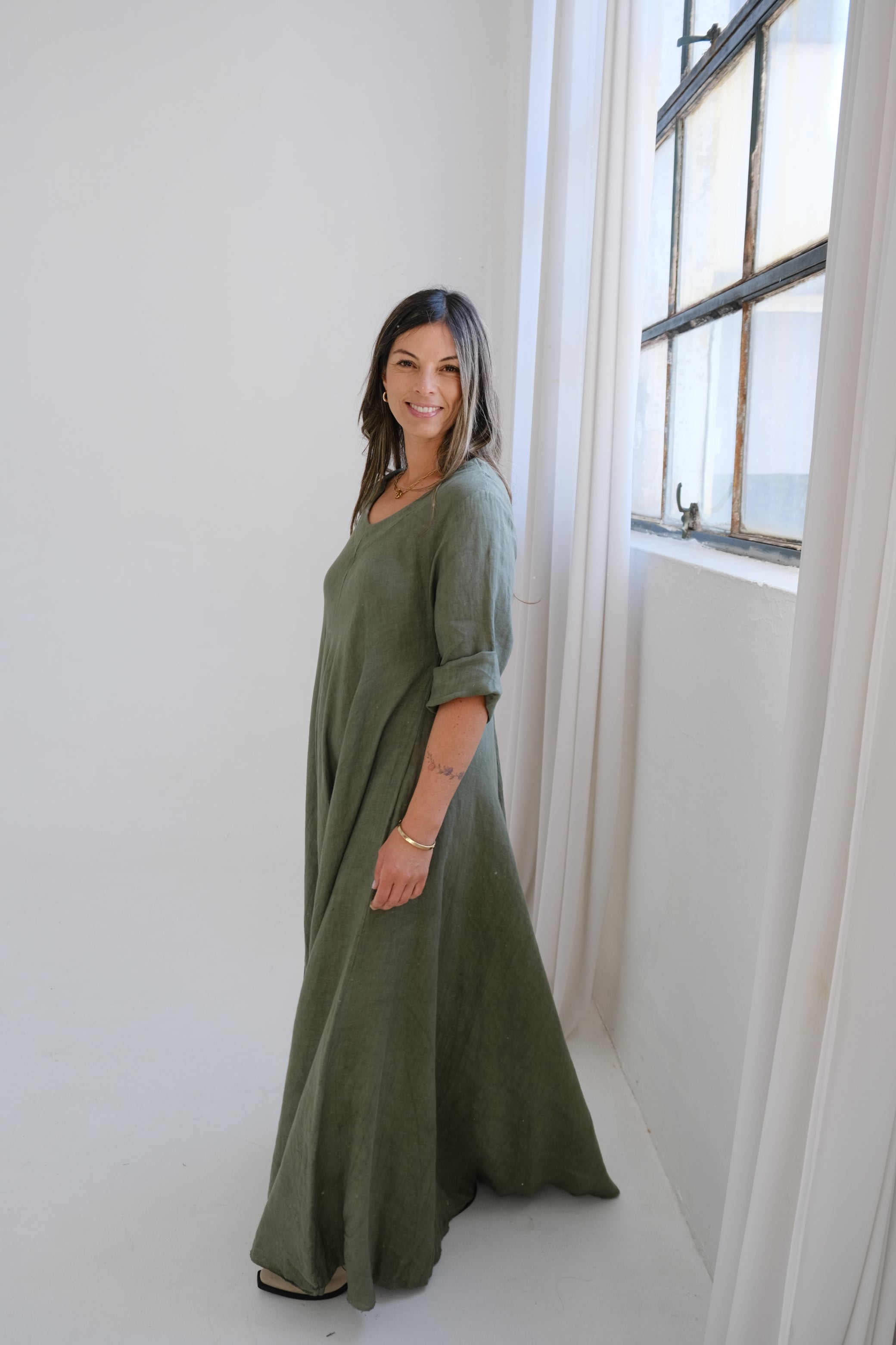 Vestido Magic Verde Seco