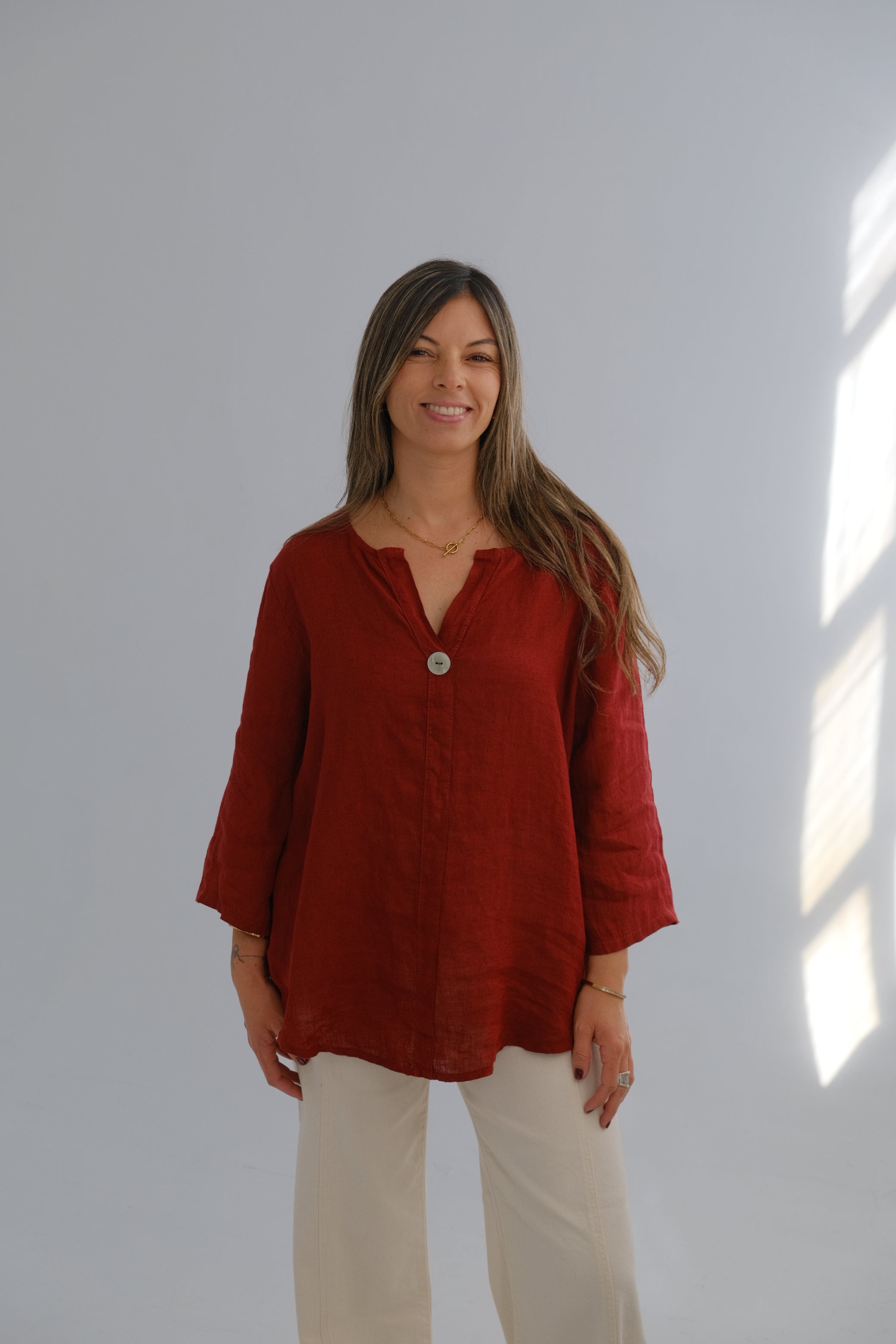 Blusa Lole Bordeaux