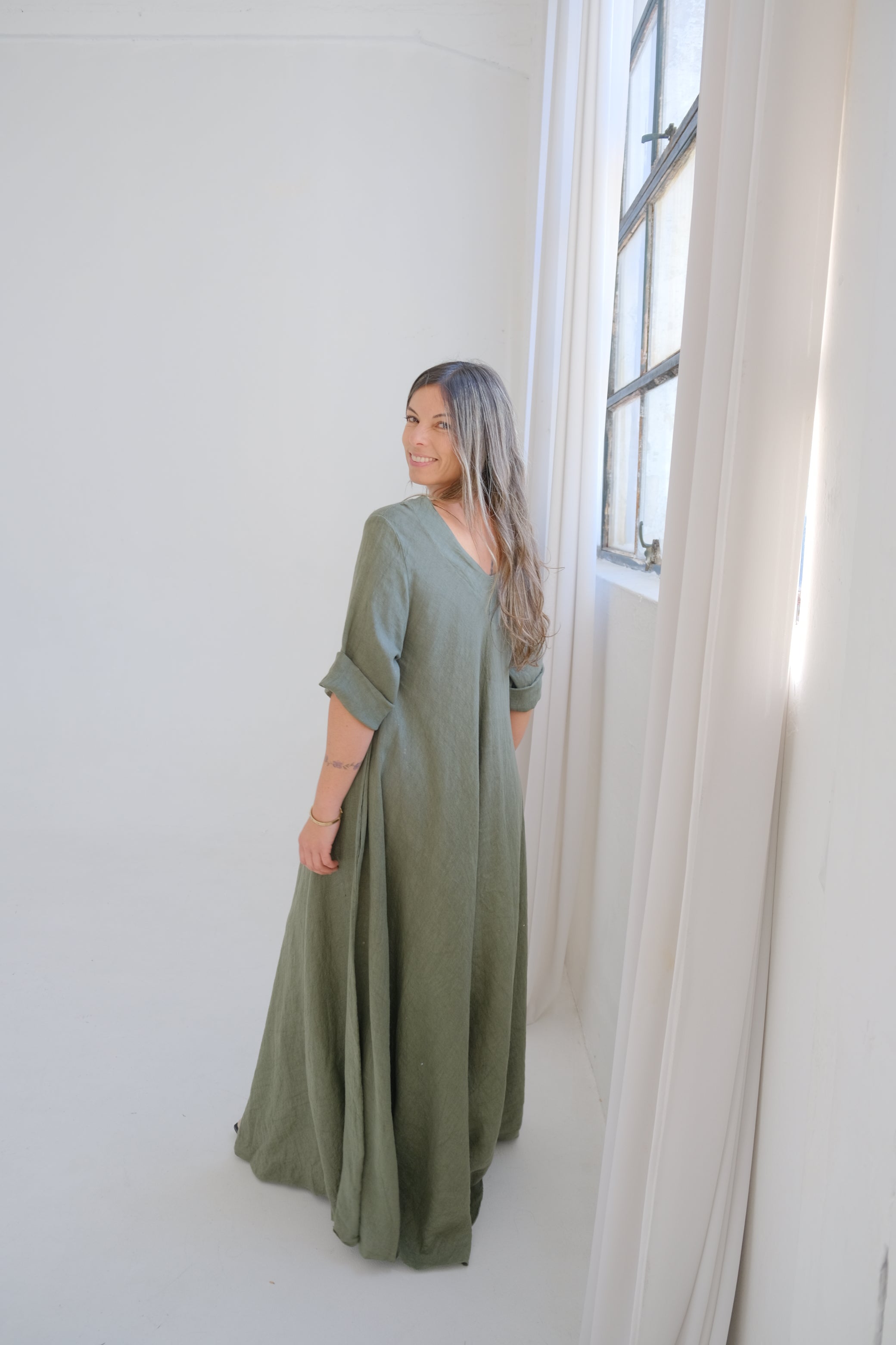 Vestido Magic Verde Seco