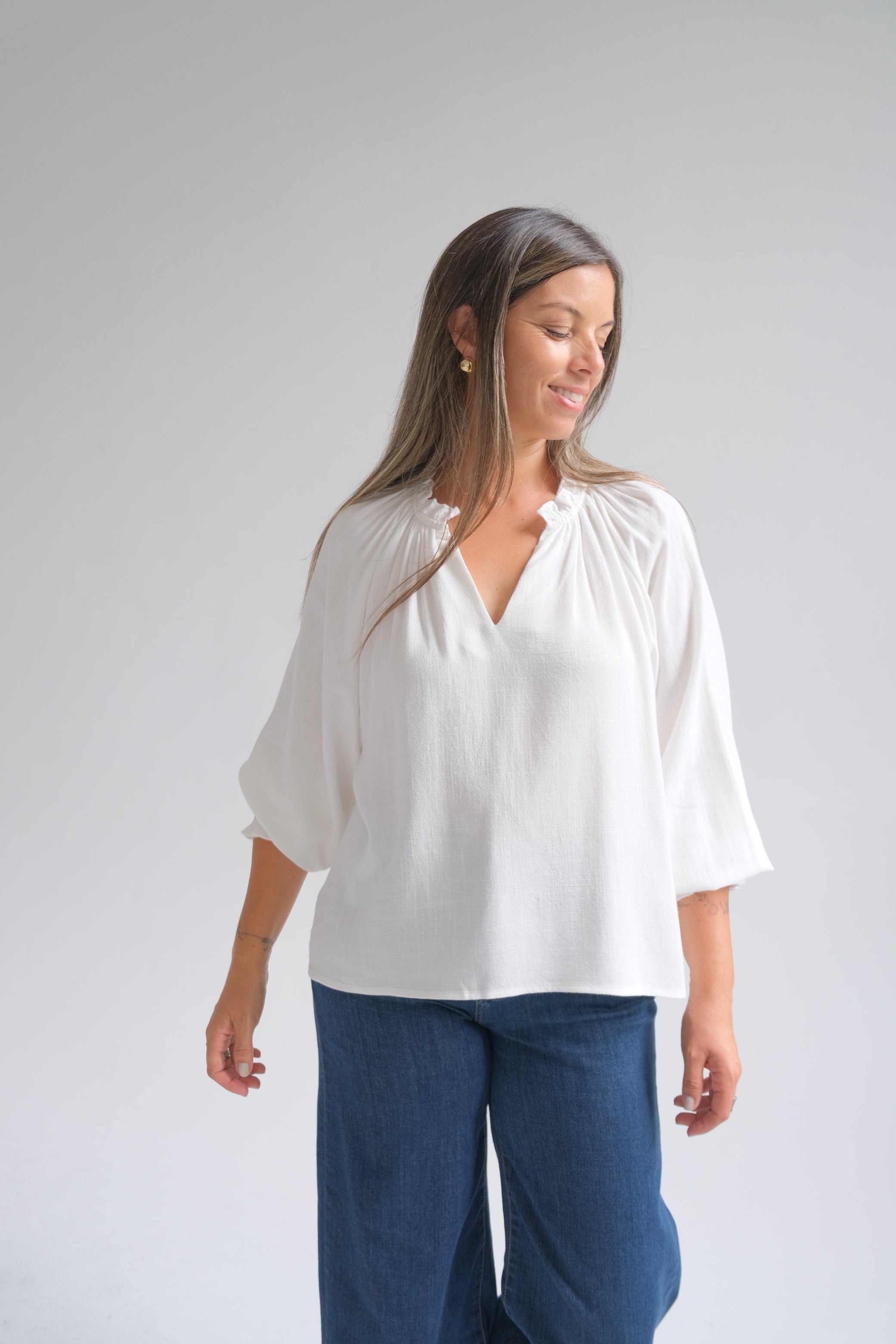 Blusa Matt Blanca