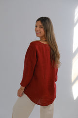 Blusa Lole Bordeaux