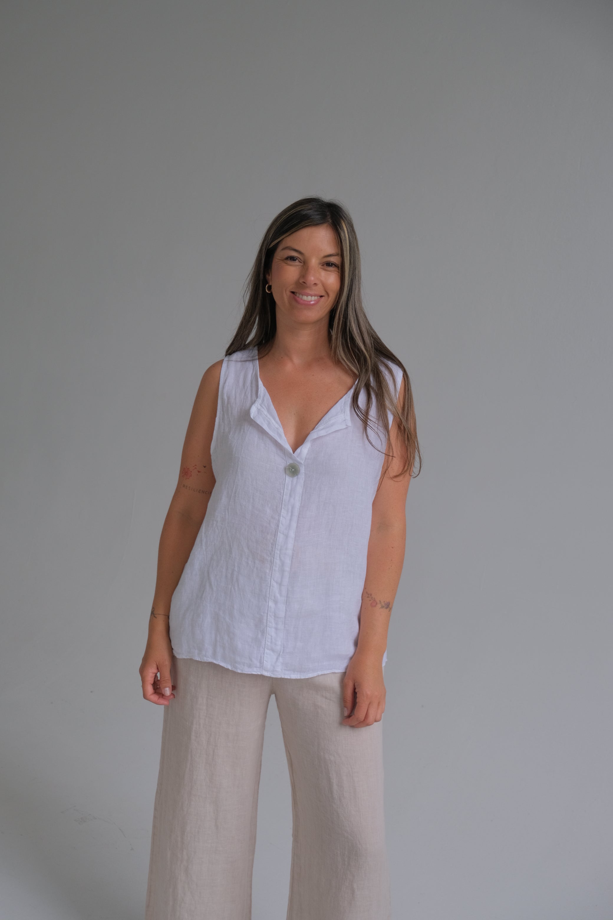 Musculosa Holly Blanco