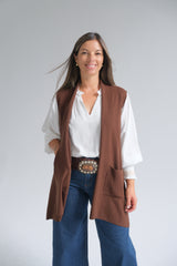 Chaleco Aura Chocolate