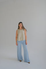 Musculosa Comodín Lurex dorado CÁPSULA