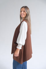Chaleco Aura Chocolate