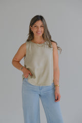 Musculosa Comodín Lurex dorado CÁPSULA