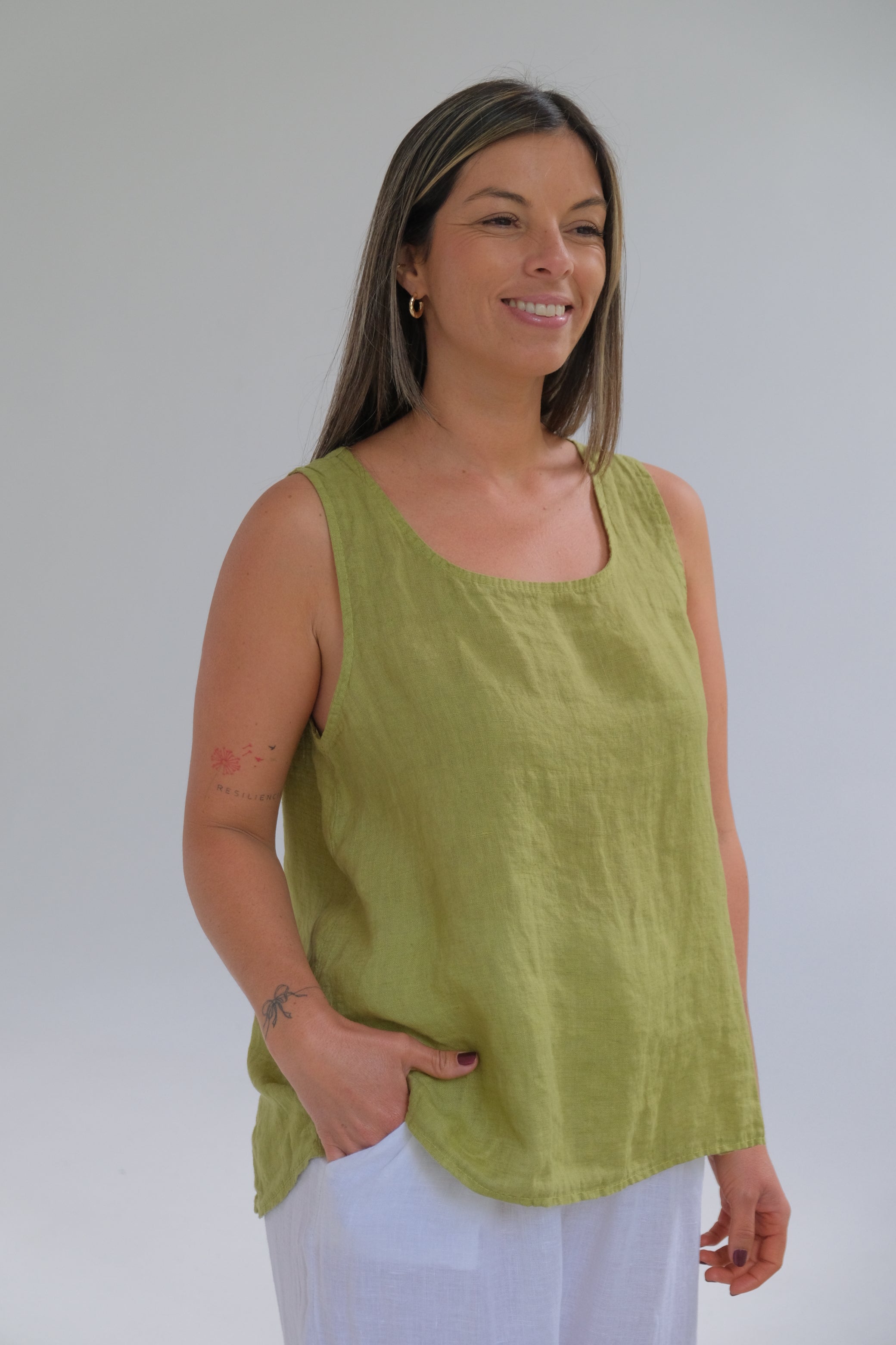 Musculosa Minerva Pistacho
