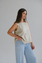 Musculosa Comodín Lurex dorado CÁPSULA