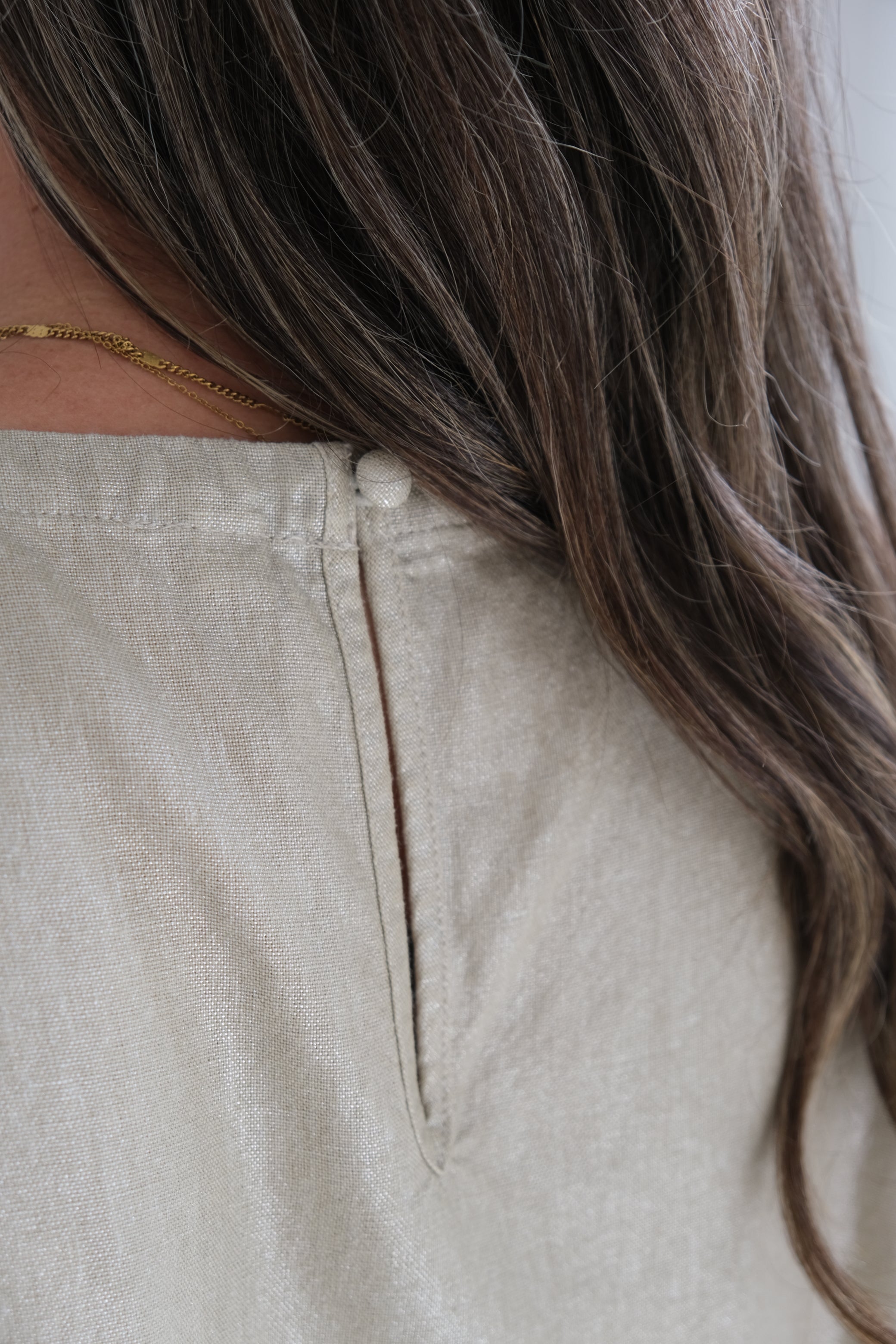 Musculosa Comodín Lurex dorado CÁPSULA