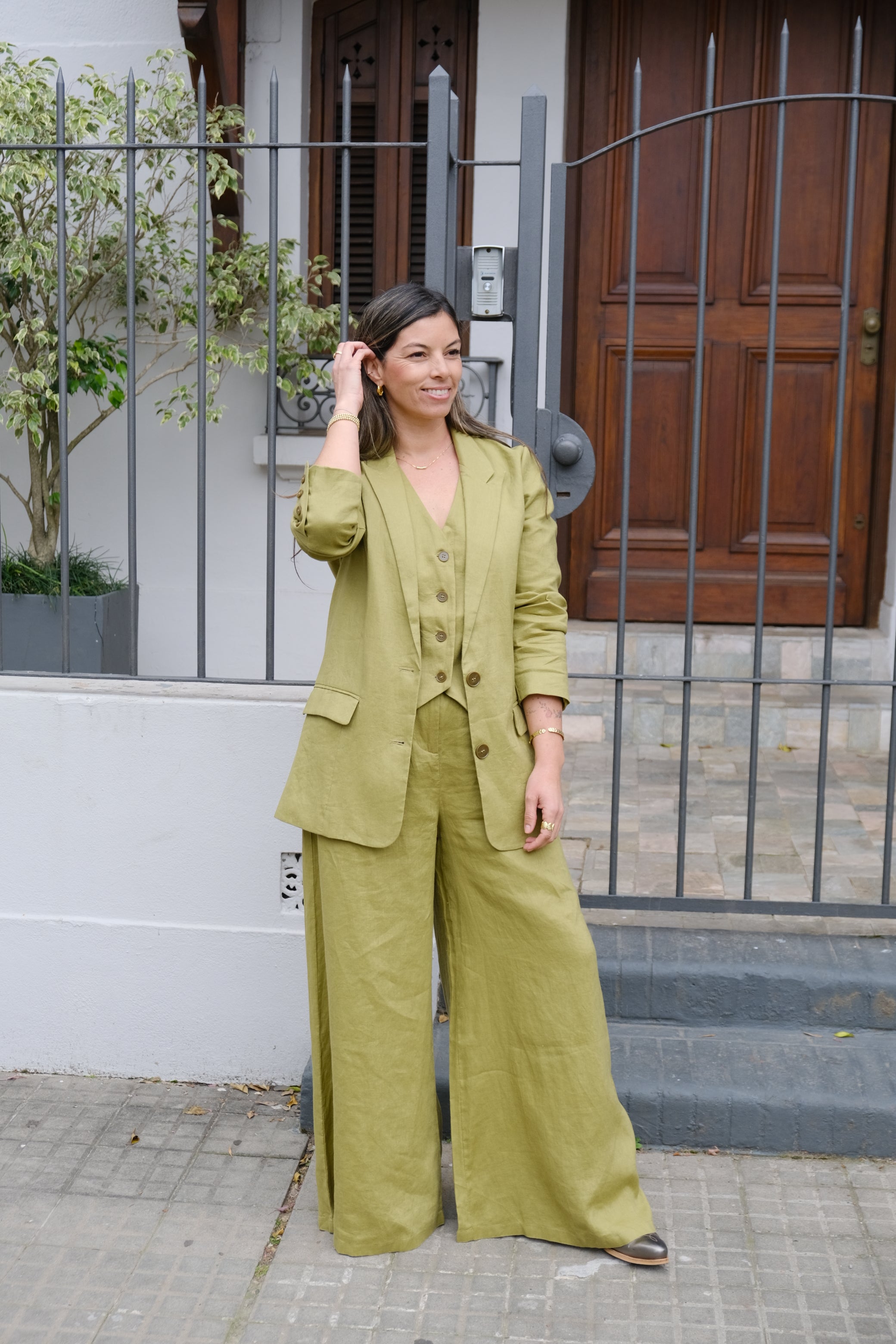 Blazer pistacho Cápsula