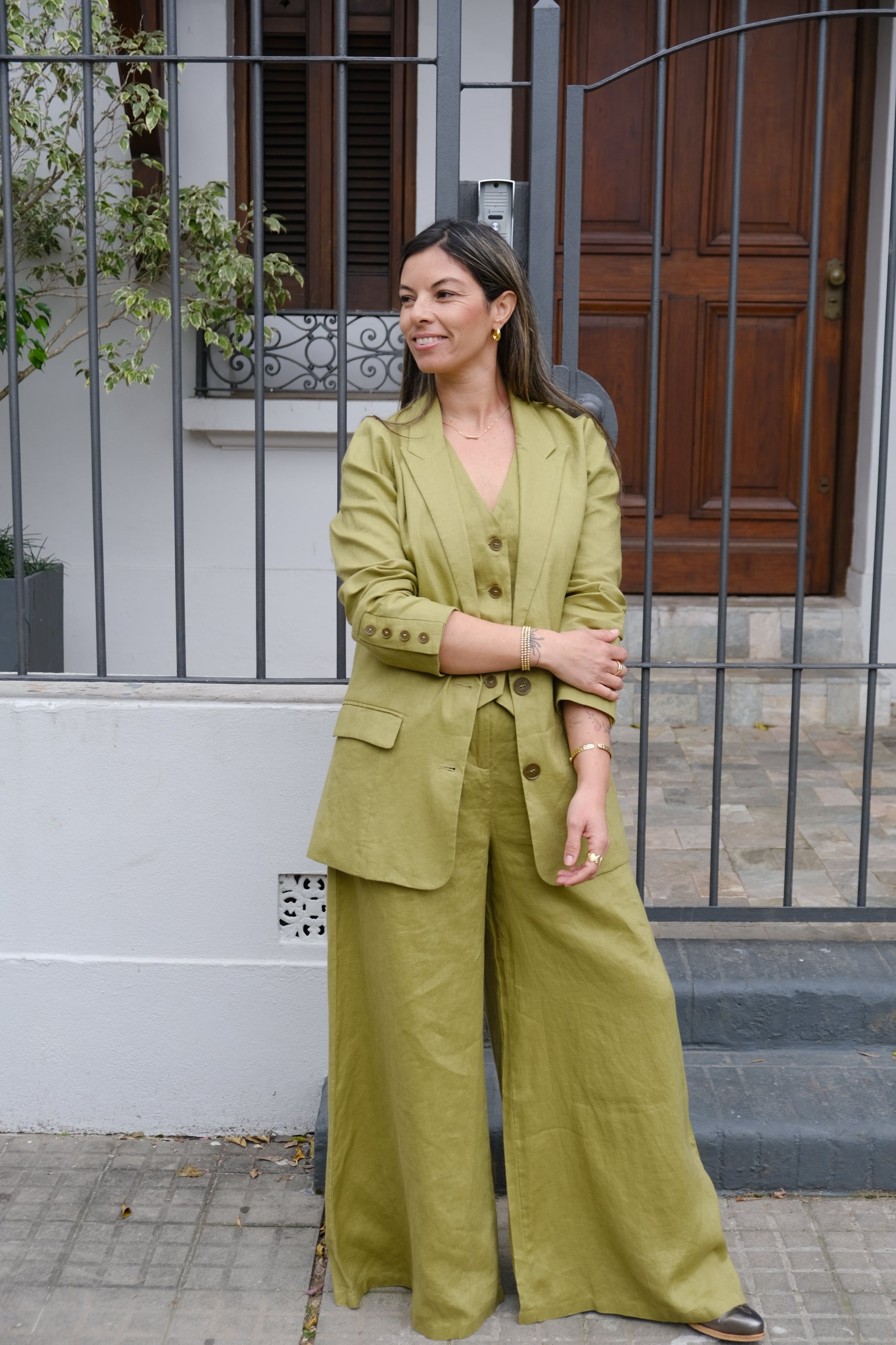 Blazer pistacho Cápsula